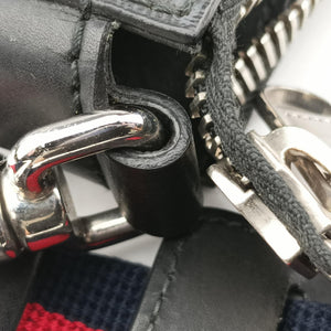 Vintage Gucci GG Supreme Courrier Messenger Black×Multicolour PVC coated canvas×Leather 547751 shoulderbag | stylenewstar