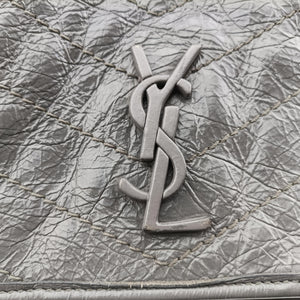 Secondhand Yves Saint Laurent Niki Grey Leather 583103 shoulderbag | stylenewstar
