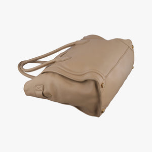 Pre-owned Celine luggage shopper Brown Leather handbag | stylenewstar