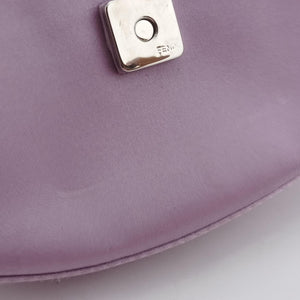 Vintage Fendi Cookie Mini Purple silk 8BS065 handbag | stylenewstar