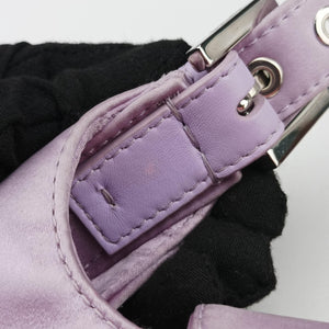 Vintage Fendi Cookie Mini Purple silk 8BS065 handbag | stylenewstar