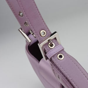 Vintage Fendi Cookie Mini Purple silk 8BS065 handbag | stylenewstar