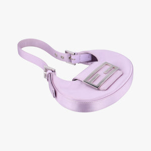 Vintage Fendi Cookie Mini Purple silk 8BS065 handbag | stylenewstar