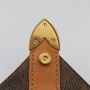 Pre-owned Louis Vuitton Envelope Pouch Brown Monogram Dust x Leather M11629 shoulderbag | stylenewstar