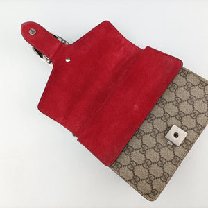 Secondhand Gucci Dionysus beige×red PVC coated canvas × suede 421970 shoulderbag | stylenewstar