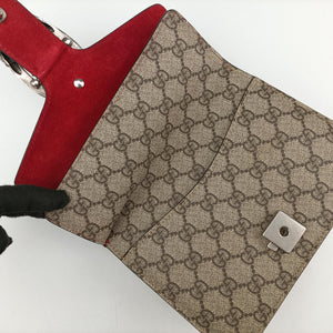 Secondhand Gucci Dionysus beige×red PVC coated canvas × suede 421970 shoulderbag | stylenewstar