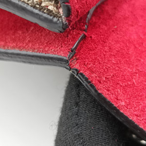 Secondhand Gucci Dionysus beige×red PVC coated canvas × suede 421970 shoulderbag | stylenewstar