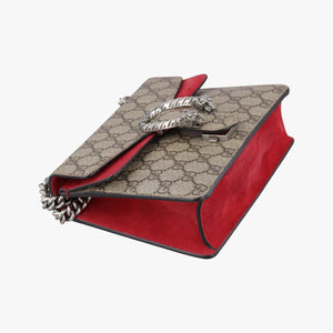 Secondhand Gucci Dionysus beige×red PVC coated canvas × suede 421970 shoulderbag | stylenewstar