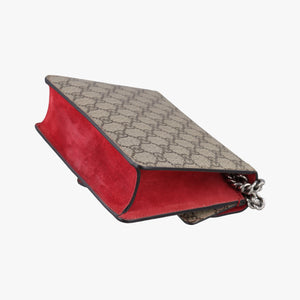 Secondhand Gucci Dionysus beige×red PVC coated canvas × suede 421970 shoulderbag | stylenewstar