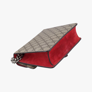 Secondhand Gucci Dionysus beige×red PVC coated canvas × suede 421970 shoulderbag | stylenewstar