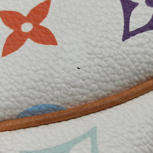 Pre-owned Louis Vuitton Pochette Mira MM Pouch white Monogram Multicolor M60096 handbag | stylenewstar
