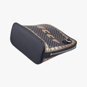 Pre-owned Gucci SEGA collaboration GUCCY print Black Leather 511189 shoulderbag | stylenewstar