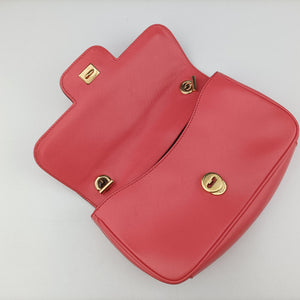 Vintage Ferragamo Gancini Pink Leather shoulderbag | stylenewstar