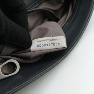 Vintage Bottega Veneta Intrecciato Grey lambskin shoulderbag | stylenewstar