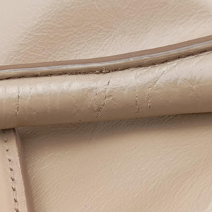 Pre-owned Prada Vitello Shine Argilla Beige Leather shoulderbag | stylenewstar