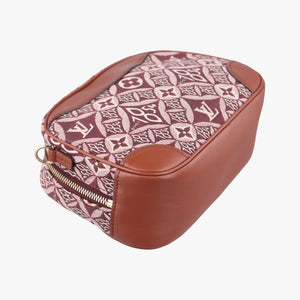 Secondhand Louis Vuitton SINCE1854 Deauville Mini brown×BORDEAUX Monogram jacquard×leather M45528 shoulderbag | stylenewstar