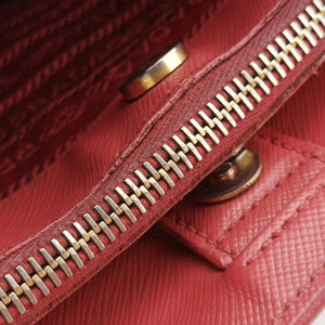 Pre-owned Prada Galleria Pink SAFFIANO Leather BN1786 shoulderbag | stylenewstar