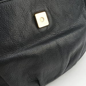 Pre-owned Fendi Fendista Pochette Black Leather 8M0276 shoulderbag | stylenewstar