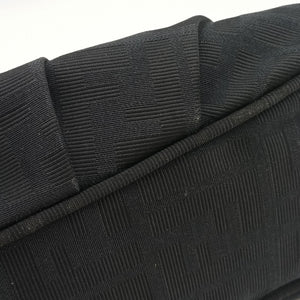 Pre-owned Fendi Mia Flap Black canvas 8BR614 shoulderbag | stylenewstar