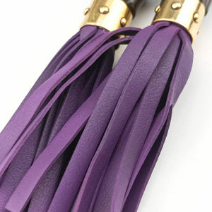 Pre-owned Gucci Snaffle Bit Purple Leather 263956 shoulderbag | stylenewstar