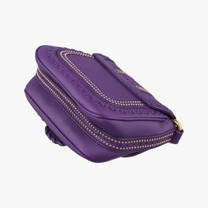 Pre-owned Gucci Snaffle Bit Purple Leather 263956 shoulderbag | stylenewstar