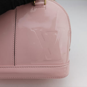 Pre-owned Louis Vuitton Alma BB ROSE BALLERIN Vernis M51949 shoulderbag | stylenewstar