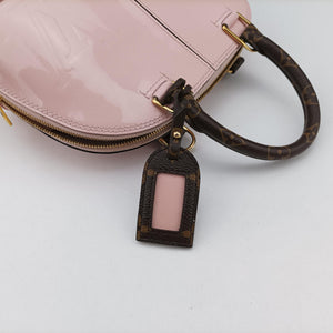 Pre-owned Louis Vuitton Alma BB ROSE BALLERIN Vernis M51949 shoulderbag | stylenewstar