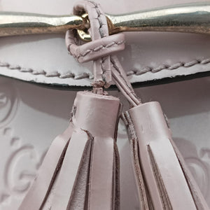 Pre-owned Gucci Emily Pink Patent Leather 295402 shoulderbag | stylenewstar