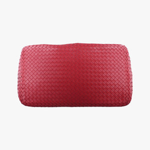 Secondhand Bottega Veneta Intrecciato Red lambskin handbag | stylenewstar