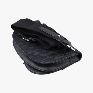 Secondhand Christian Dior Saddle Black Jacquard shoulderbag | stylenewstar