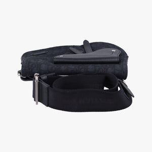 Secondhand Christian Dior Saddle Black Jacquard shoulderbag | stylenewstar