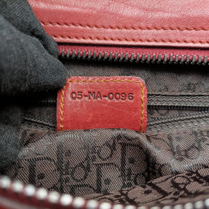 Pre-owned Christian Dior Gaucho Red Leather shoulderbag | stylenewstar