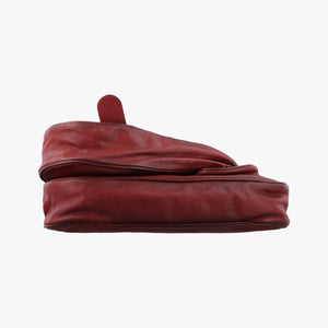 Pre-owned Christian Dior Gaucho Red Leather shoulderbag | stylenewstar