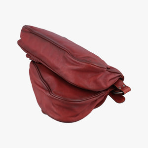 Pre-owned Christian Dior Gaucho Red Leather shoulderbag | stylenewstar