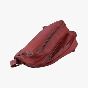 Pre-owned Christian Dior Gaucho Red Leather shoulderbag | stylenewstar