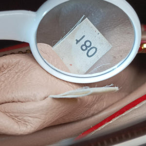 Secondhand Prada Pyramid Red Patent Leather BL0808 handbag | stylenewstar