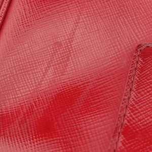 Secondhand Prada Pyramid Red Patent Leather BL0808 handbag | stylenewstar