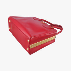 Secondhand Prada Pyramid Red Patent Leather BL0808 handbag | stylenewstar