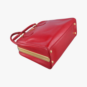 Secondhand Prada Pyramid Red Patent Leather BL0808 handbag | stylenewstar