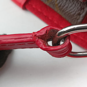 Vintage Louis Vuitton SAINT MICHEL brown×COQUELICOT Monogram Canvas×calf leather M44031 shoulderbag | stylenewstar