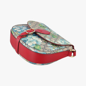 Pre-owned Gucci GG Blooms beige×Multicolour PVC coated canvas×Leather 432150 shoulderbag | stylenewstar