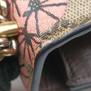 Vintage Gucci Padlock beige×Multicolour PVC coated canvas×Leather 409487 shoulderbag | stylenewstar