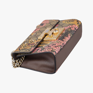 Vintage Gucci Padlock beige×Multicolour PVC coated canvas×Leather 409487 shoulderbag | stylenewstar