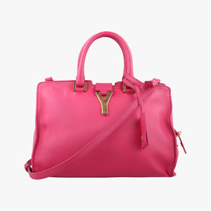 Vintage Yves Saint Laurent Y Ligne Petit Cabas Rose Leather 311210 shoulderbag | stylenewstar
