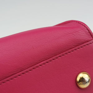 Vintage Yves Saint Laurent Y Ligne Petit Cabas Rose Leather 311210 shoulderbag | stylenewstar
