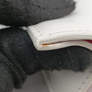 Secondhand Prada Cahier Heart and Flower White×red leather shoulderbag | stylenewstar