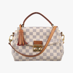 Secondhand Louis Vuitton CROISETTE Azur Damier Canvas N41581 shoulderbag | stylenewstar