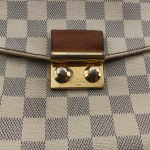 Secondhand Louis Vuitton CROISETTE Azur Damier Canvas N41581 shoulderbag | stylenewstar