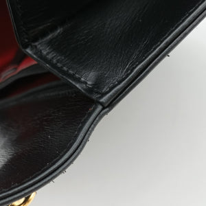 Pre-owned Gucci Bamboo Black Leather 000-21 shoulderbag | stylenewstar