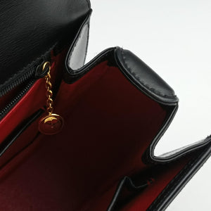 Pre-owned Gucci Bamboo Black Leather 000-21 shoulderbag | stylenewstar